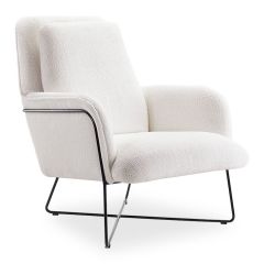 IN.HOUSE Fauteuil Olanto Offwhite