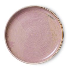 HKLiving Dinner Plate Rustic Pink - Chef Ceramics