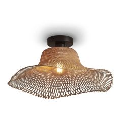 Good&Mojo Plafondlamp Ibiza naturel - Ø 50 cm