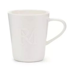 Rivièra Maison Coffee Mug RM Monogram Wit