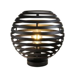 Pronto Wonen Tafellamp Fiorenza Zwart 30 cm
