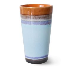 HKliving Latte Mug Ash 70's Ceramics