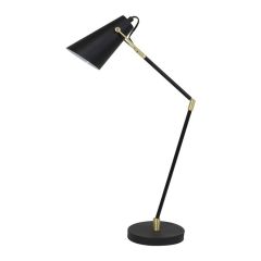 Tafellamp Bodin Zwart/Goud