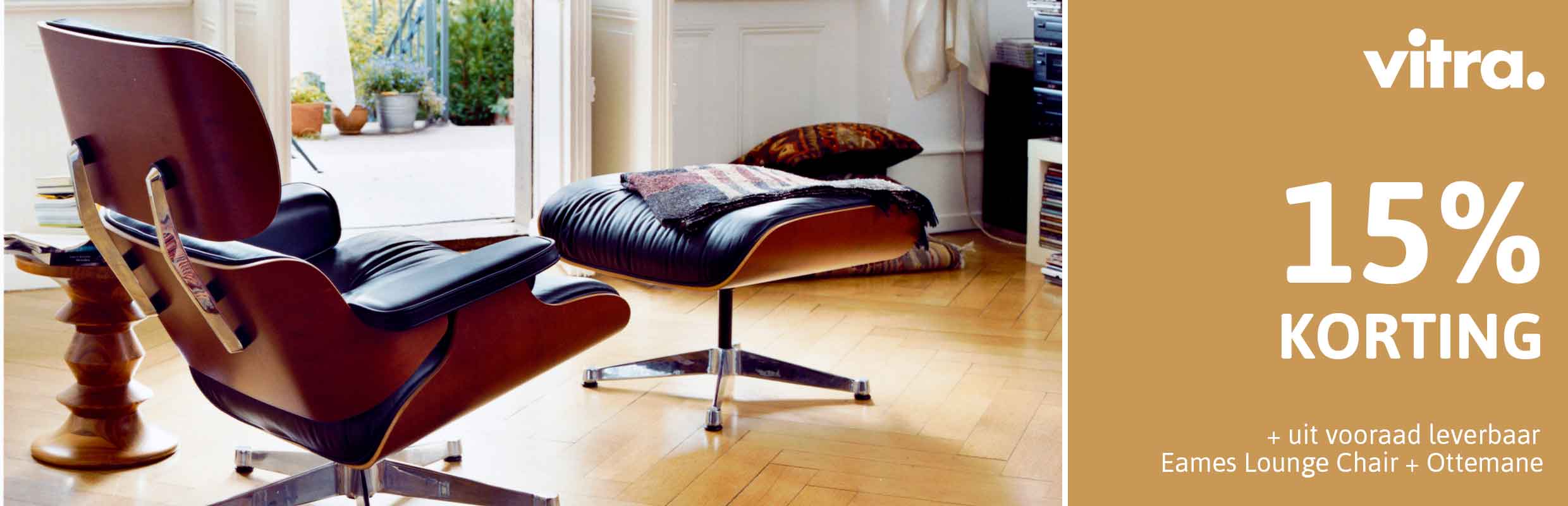 Actie Vitra Eames Lounge Chair