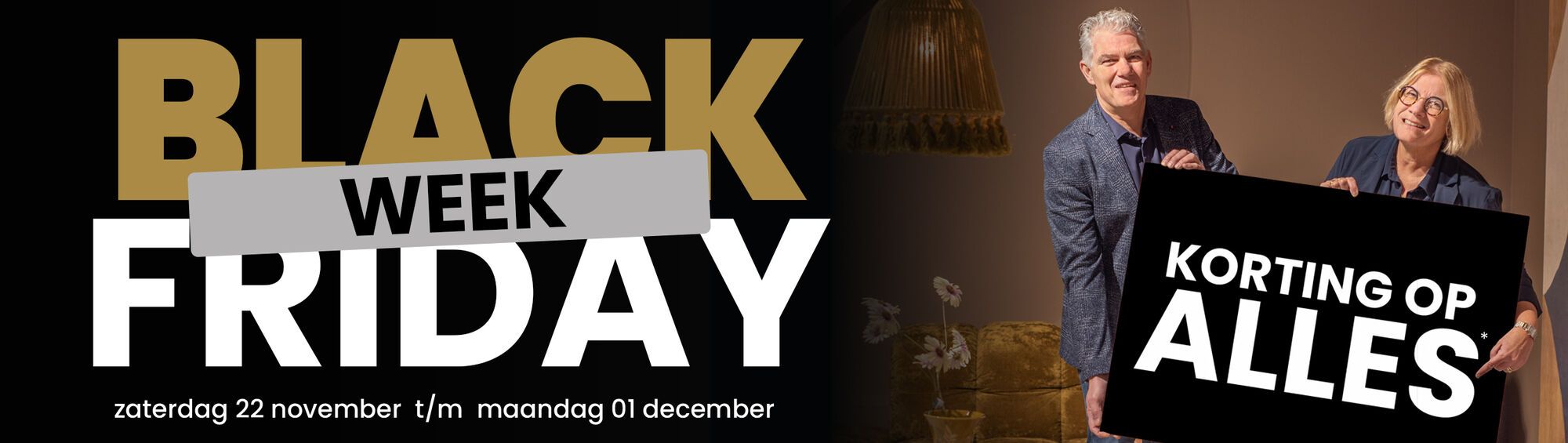 Black Friday Week - korting op alles