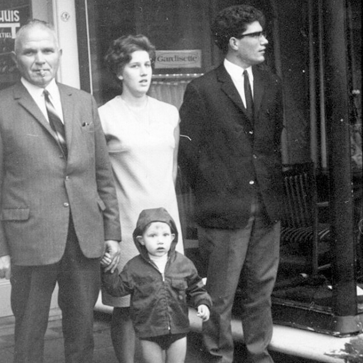 familiefoto van de familie Kapenga van vroeger