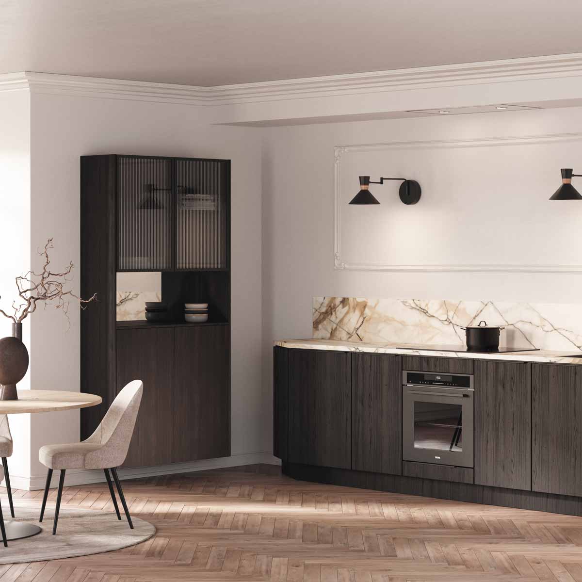 Superkeukens keuken in de Japandi woonstijl