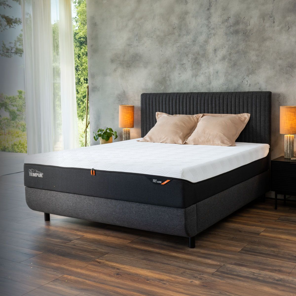 banner met de tekst: Tempur Summer Sale met 15% korting voor rustgevende slaapervaring