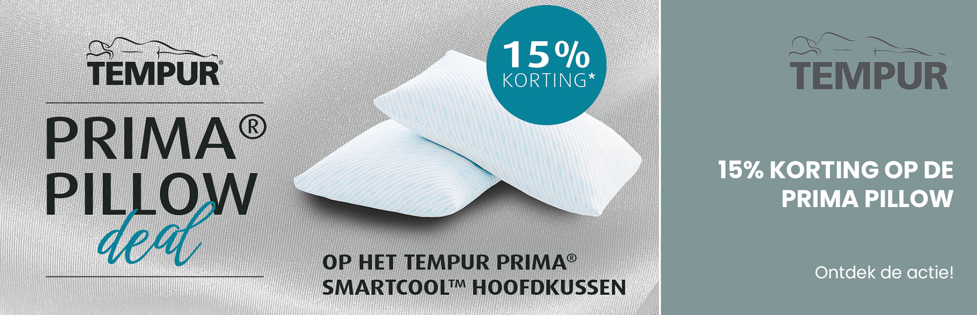 TEMPUR prima pillow actie